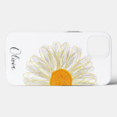 Moderne minimalistische waterkolol kamille Case-Mate iPhone case (Achterkant (horizontaal))