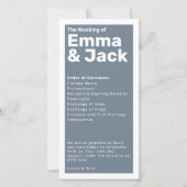 Moderne minimalistische weddenschappen (Voorkant)