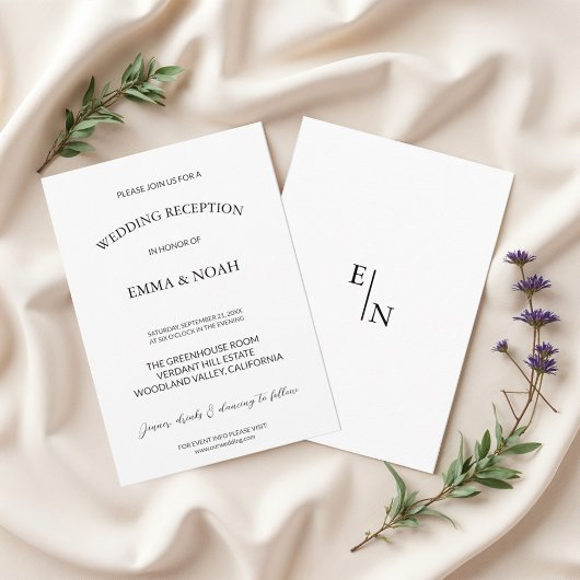 Moderne minimalistische weddenschappen kaart