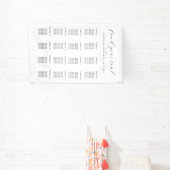 Moderne minimalistische weddenschapskaart spandoek (Insitu)