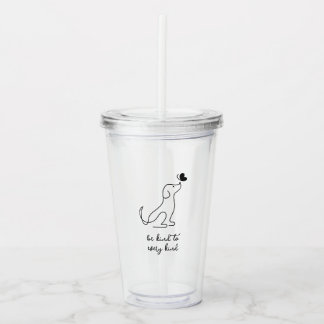 Moderne Minimalistische Wees Vriendelijk Voor Elke Acryl Drinkbeker