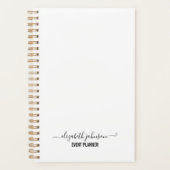 Moderne minimalistische witte planner (Voorkant)