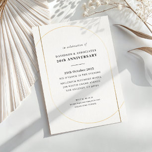 MODERNE MINIMALISTISCHE zakelijke evenementen goud Kaart