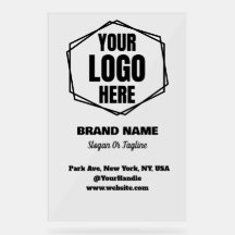 Moderne minimalistische zakelijke merkesthetiek Lo