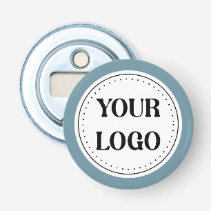 Moderne Minimalistische Zakelijke Zwart Button Flesopener