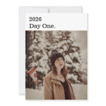 Moderne minimalistische zwart wit nieuwjaarsfoto