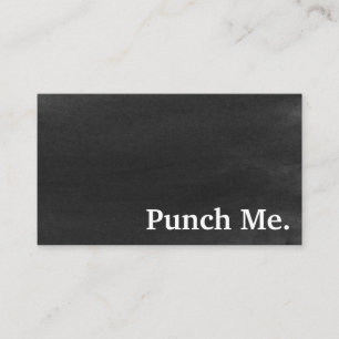 Moderne, minimalistische zwarte-kleurenkaart visitekaartje