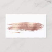 Moderne mixer Flower Bruske Bakery White Visitekaartje (Achterkant)