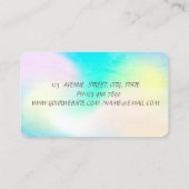 Moderne mixer Flowers Bakery Visitekaartje (Achterkant)