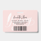 Moderne mobiele bewegende foto badge (Back)