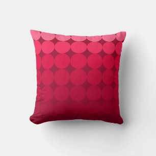 Moderne Mod moyen-siècle coussin dégradé pop en ro