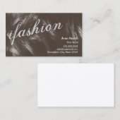 Moderne Mode Hair Stylist Visitekaartje (Voorkant / Achterkant)