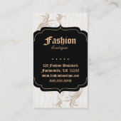 Moderne Mode handtas - Zebra voor voetzool Visitekaartje (Achterkant)