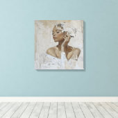 Moderne Mode portretschilderij Canvas Art (Insitu (Houten vloer))