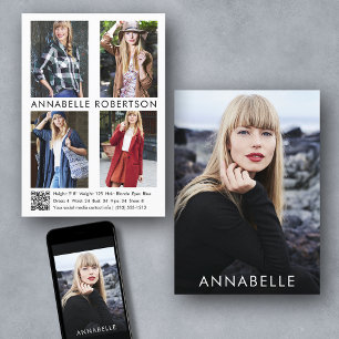 Moderne Modellering 5 Foto QR Code Model Comp Kaar Kaart