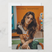 Moderne modellering Actief Comp Kaart 5 Foto wit (Voorkant)