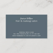 Moderne moderne, elegante abstracte Visitekaartje (Achterkant)