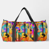 Moderne moderne geometrische gitaar plunjezak (Voorkant)