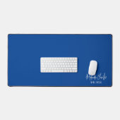 MODERNE MODERNE Nom MINIMAL design solide bleu roy (Clavier et souris)