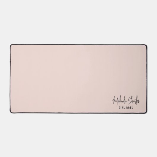 MODERNE MODERNE Nom MINIMAL design solide rose ros (Recto)