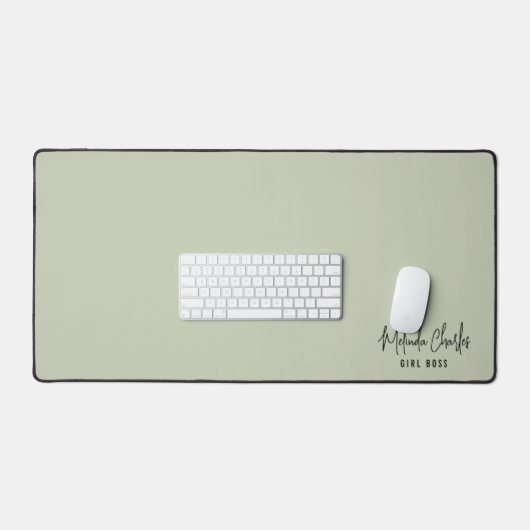 MODERNE MODERNE Nom MINIMAL design solide sauge pâ (Clavier et souris)