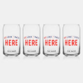 MODERNE MODERNE PERSONNALISABLE CLAIR VÉRIFIÉ (Dos)