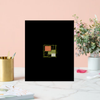 Moderne modulaire plattegrond – Minimalistische ar Acryl Bord