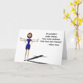 Moderne moeder kaart (Gele Bloem)