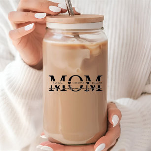 Moderne Moeder Kinder Namen Moederdag Blikvorm Glas