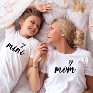 Moderne Moeder script Moederdag T-shirt