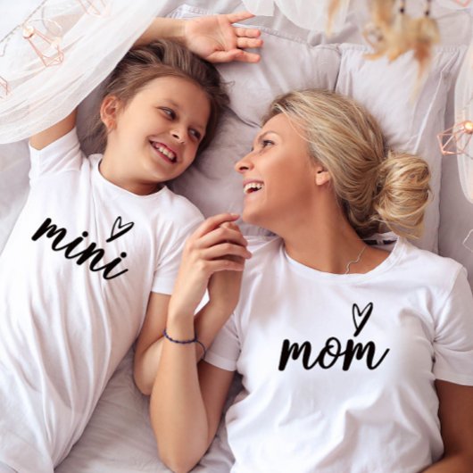 Moderne Moeder script Moederdag T-shirt