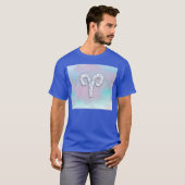 Moderne moeder van parelstijl zodiasymbool t-shirt (Voorkant volledig)