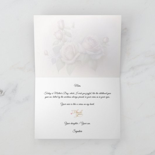 moderne moederdag kaart (Binnen)