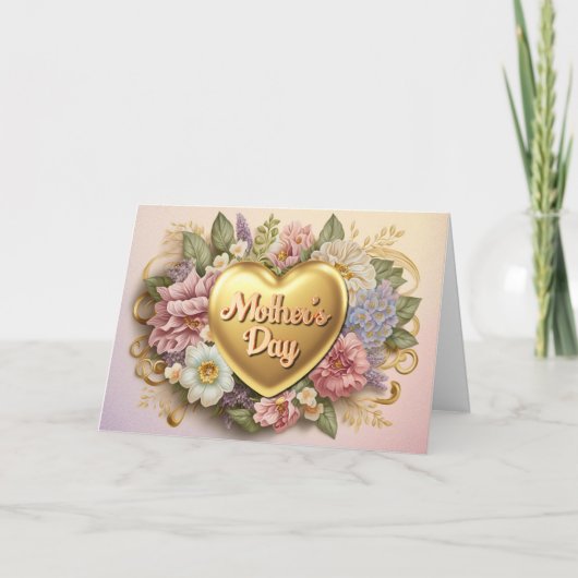 moderne moederdag kaart (Voorkant)