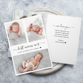 Moderne Moederdag Multi Foto's gevouwen Kaart