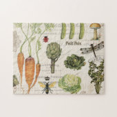 moderne  moestuin legpuzzel (Horizontaal)