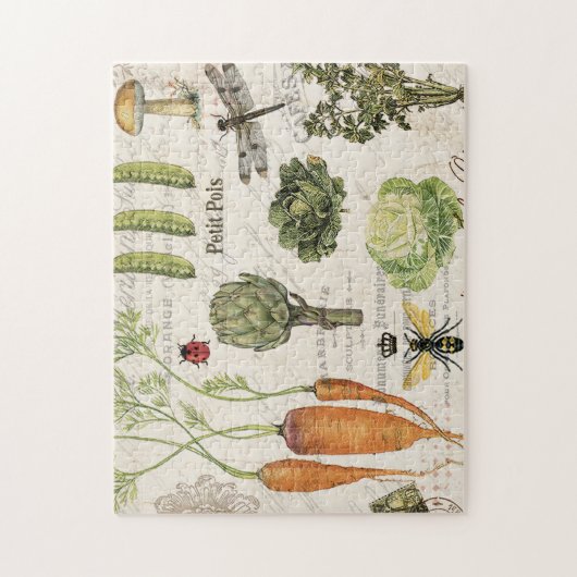 moderne moestuin legpuzzel (Verticaal)