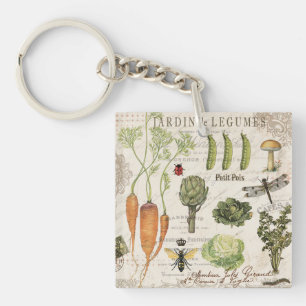 moderne moestuin sleutelhanger