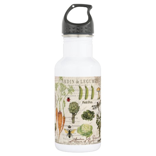 moderne  moestuin waterfles  (Voorkant)