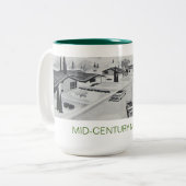 Moderne Mok van de architectuur van de Middeleeuwe (Voorkant links)