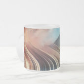 Moderne Mok van Frosted Glass (Voorkant links)