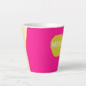 Moderne moka Latte Mok (Voorkant)