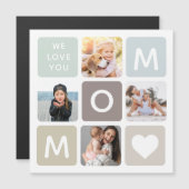 Moderne MOM Photo Collage Cute Family (Voorkant / Achterkant)