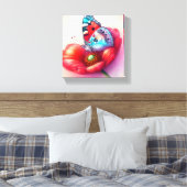 Moderne Mon Papillon en toile étirée (Insitu(Chambre))
