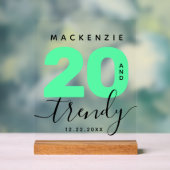 Moderne Monnaie verte 20 et Anniversaire tendance (Neutre)