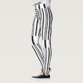 Moderne Mono Stripes-Leggings Leggings (Links)