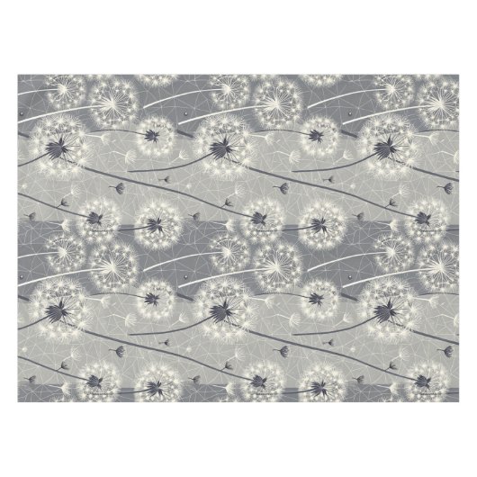 Moderne monochrome paardenbloem tafelkleed (Voorkant (Horizontaal))