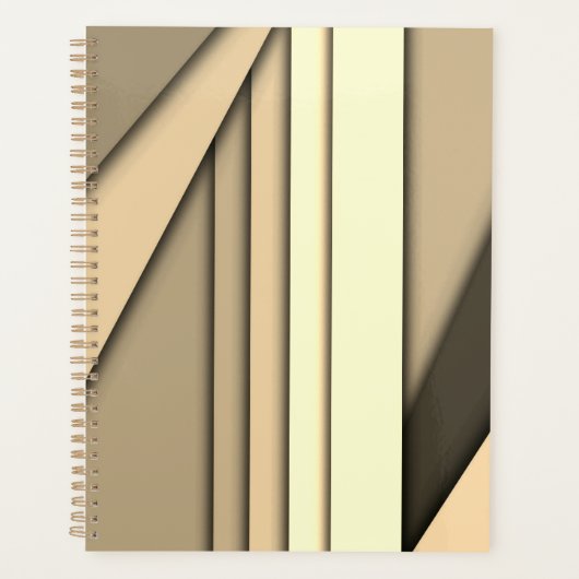Moderne monochrome tint planner (Voorkant)