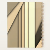 Moderne monochrome tint planner (Achterkant)