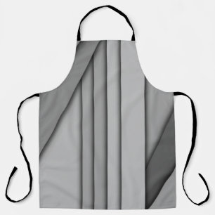 Moderne monochroom schort